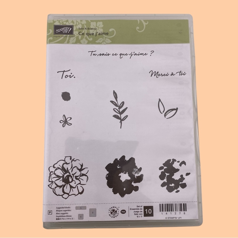 🍒 Stampin’ Up! 🍒 « Ce que j’aime » Stamps Set